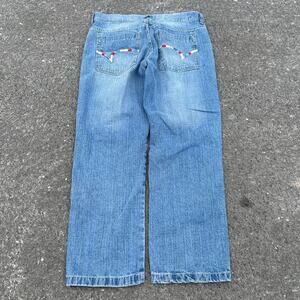 Vintage 5ive jungle y2k baggy denim blue jeans
